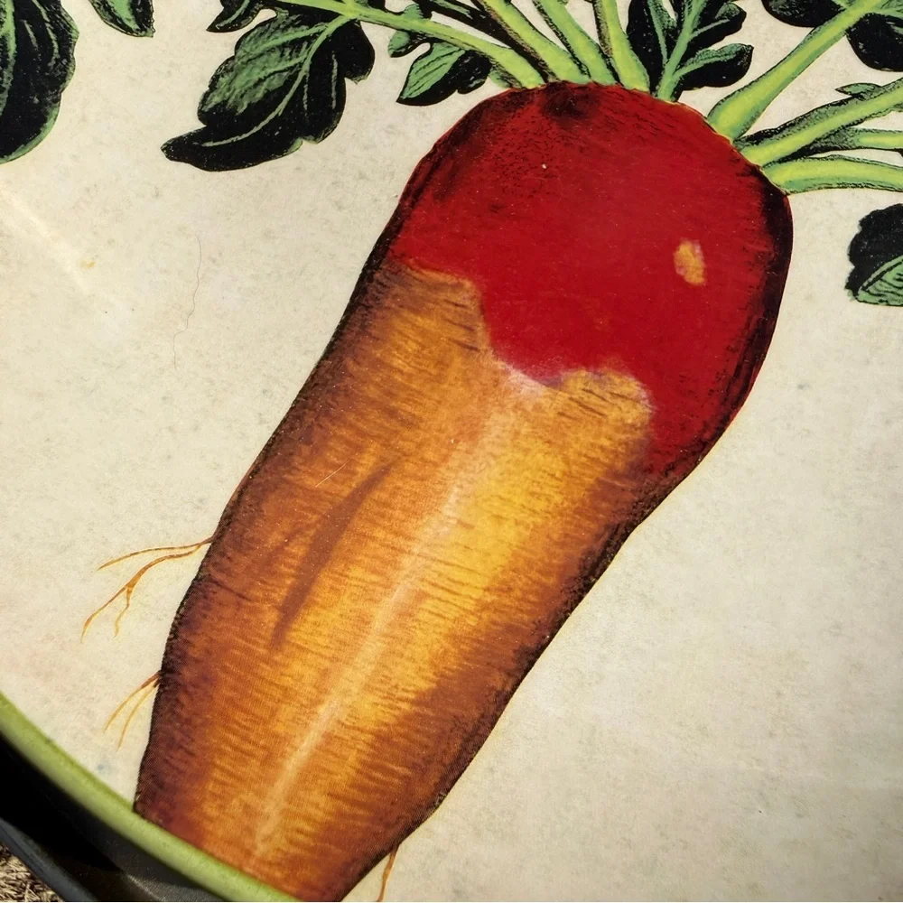 2012 Williams-Sonoma Farmers Market Carrot Vegetable Pasta Serving Bowl 13.75in